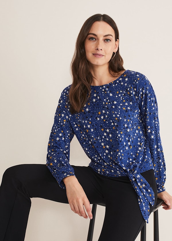 Felisity Star Tie Top