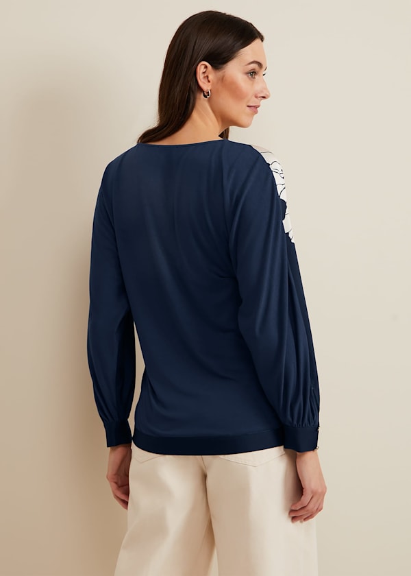 Alora Floral Woven Front Top
