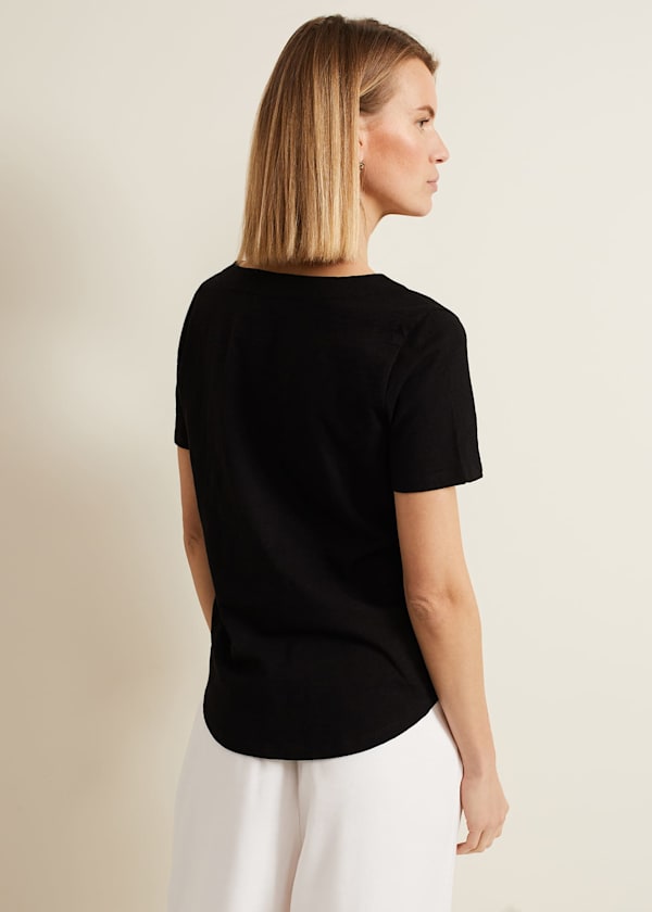 Elspeth V Neck Top