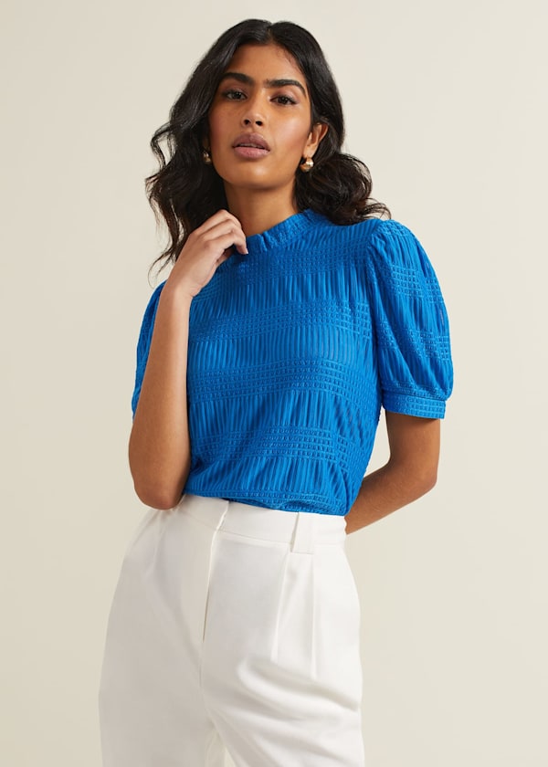 Samiha Textured Top