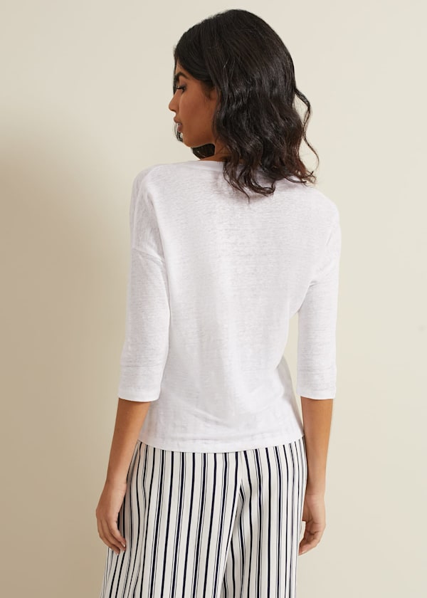 Leah Linen Top