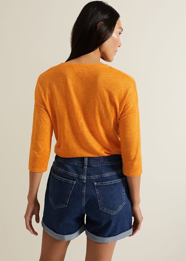 Leah Linen Top