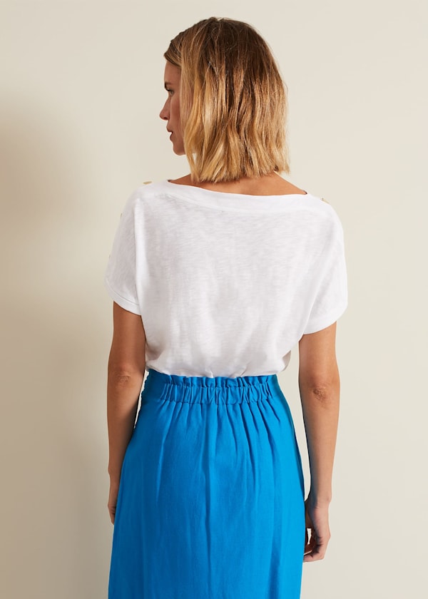 Suzie Button Detail Top