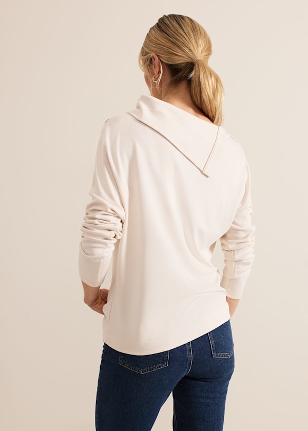 Brienna Button Detail Top