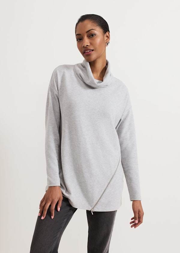 Klara Grey Snuggle Top