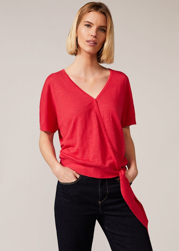 Aria Tie Side Knit Top
