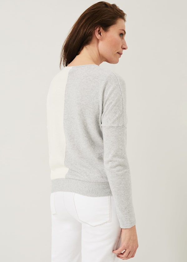 Maliah Colourblock Knit Top