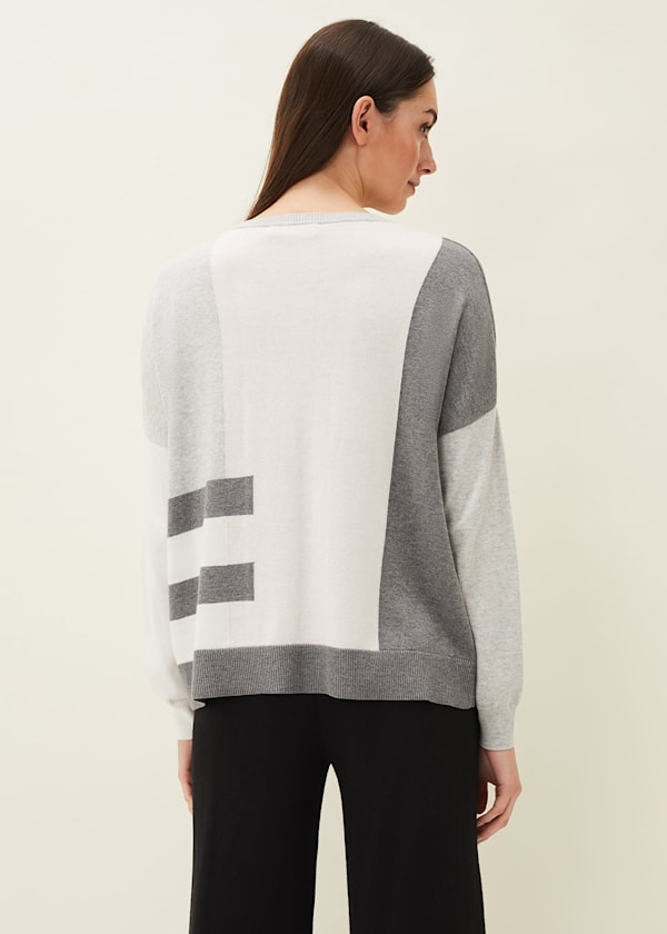 Melisse Colourblock Stripe Jumper