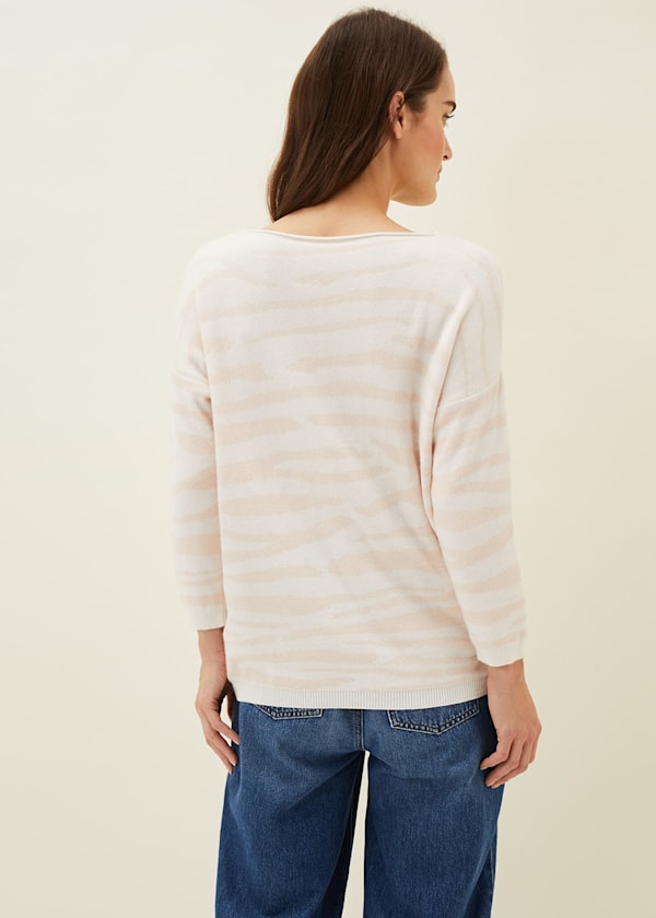 Cida Zebra Jaquard Jumper