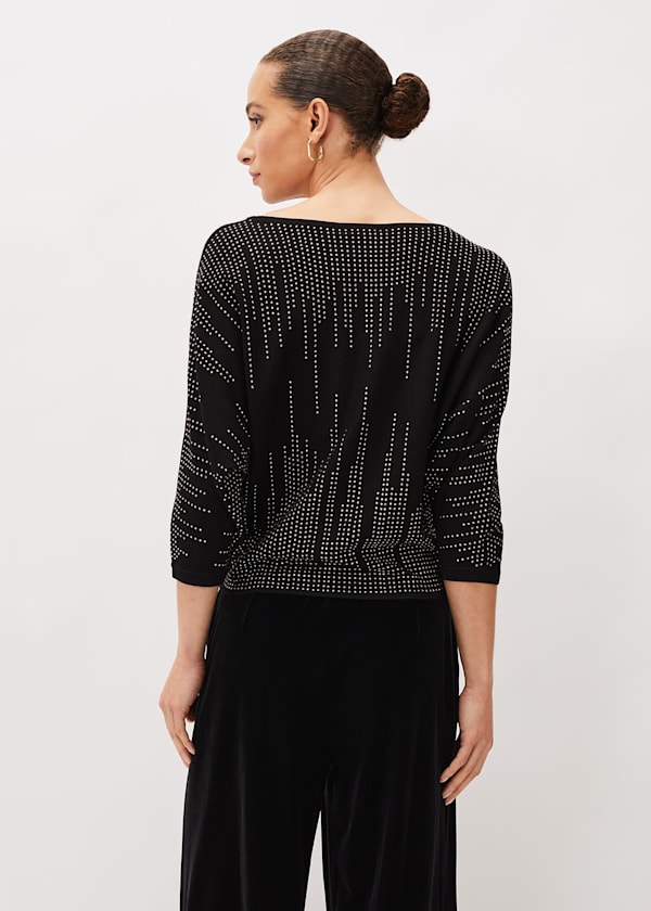 Sophian Embellished Fine Knit Jumper