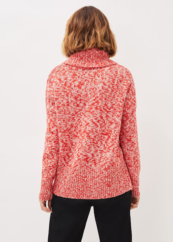 Rosia Melange Chunky Knit Jumper