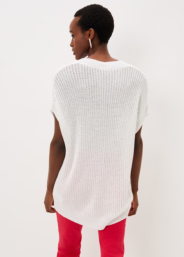 Lizzia V-Neck Stitch Knit