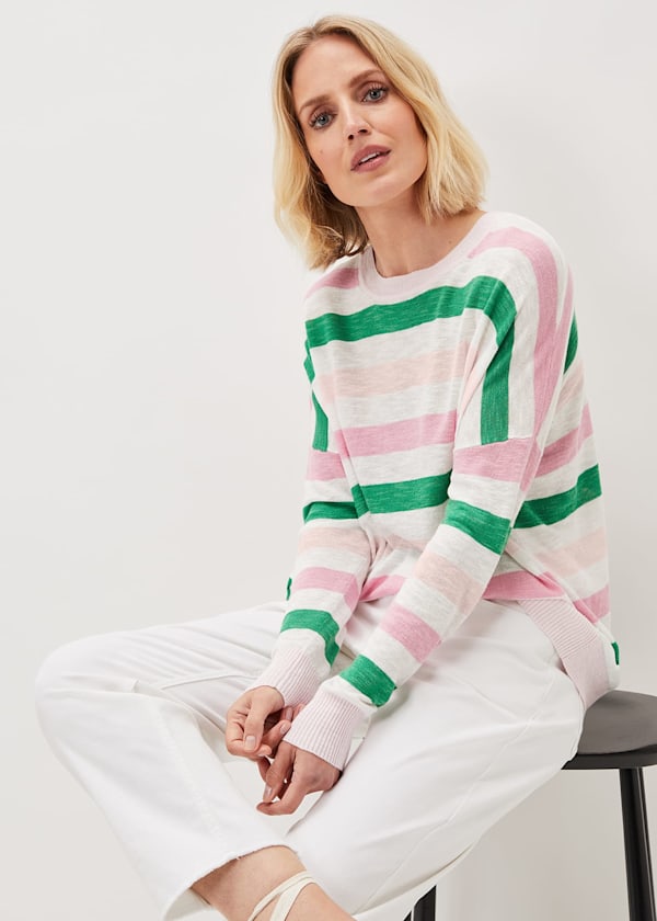 Lyra Stripe Linen Knit