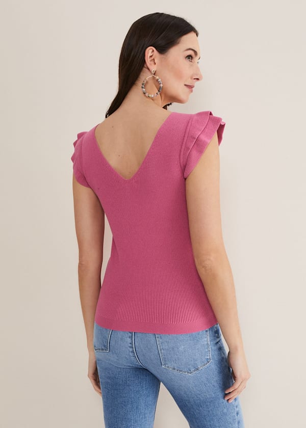 Flory Frill Sleeve Vest
