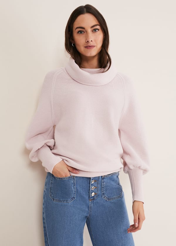 Dahlie Cowl Neck Knit Jumper