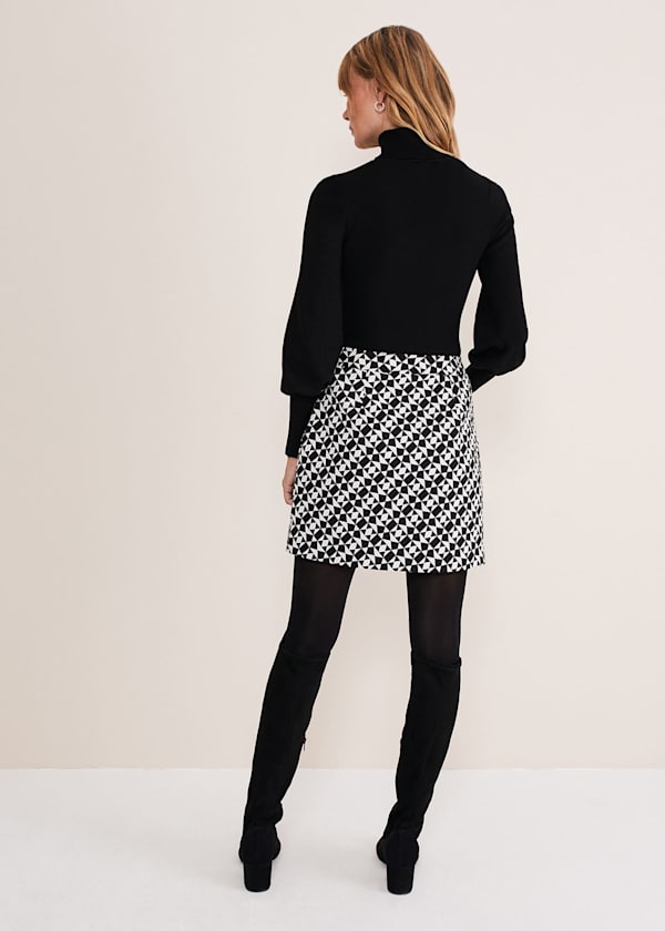 Gwyneth Balloon Sleeve Fine Knit Jumper