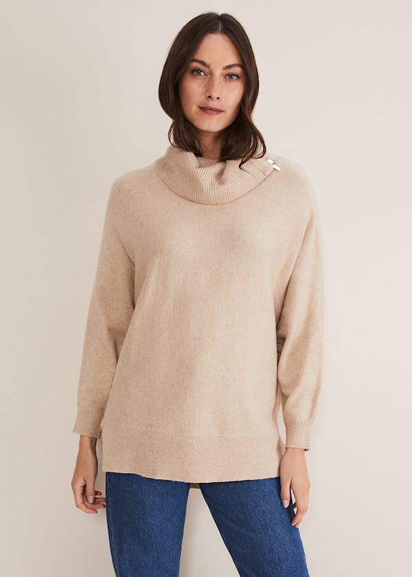 Nola Zip Neck Chunky Relaxed Knit