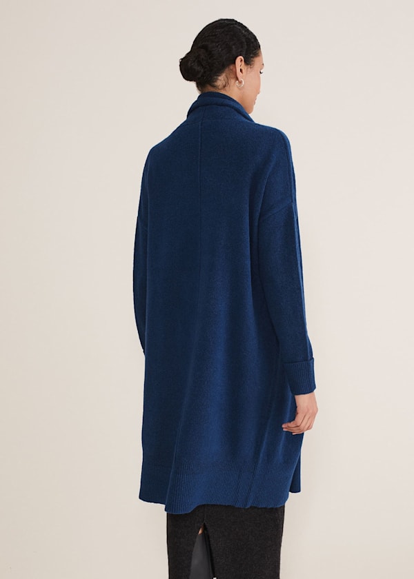 Alexa Fluffy Longline Cardigan