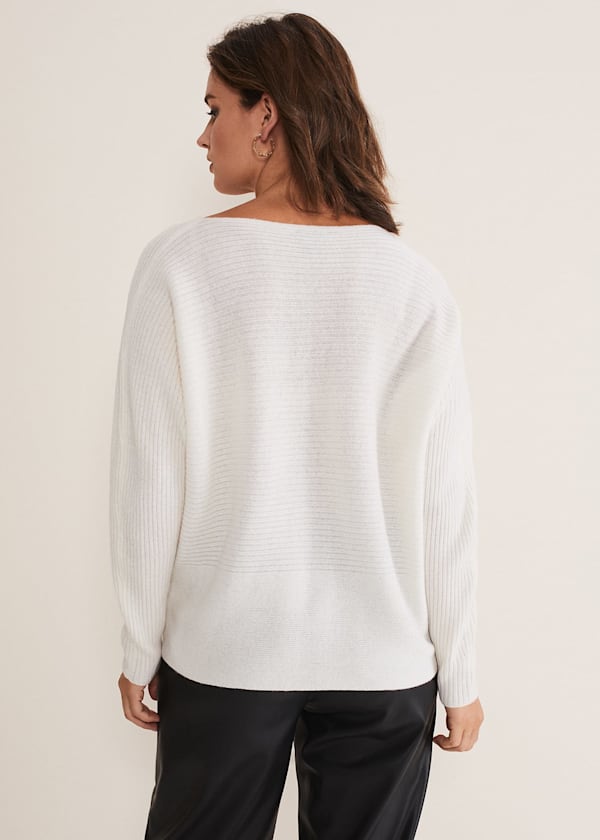 Isabella Ripple Wool Cashmere Jumper