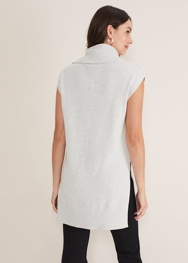 Kysa Knitted Sleeveless Tunic