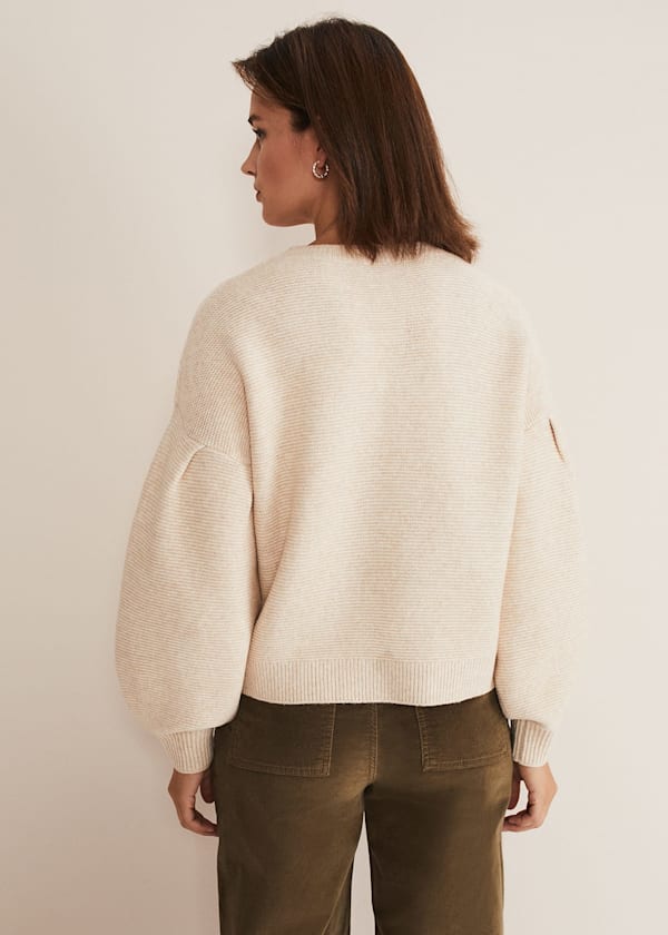 Afia Bell Sleeve Knitted Jumper