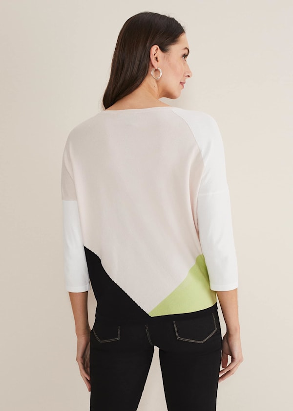 Noella Colour Block Jumper