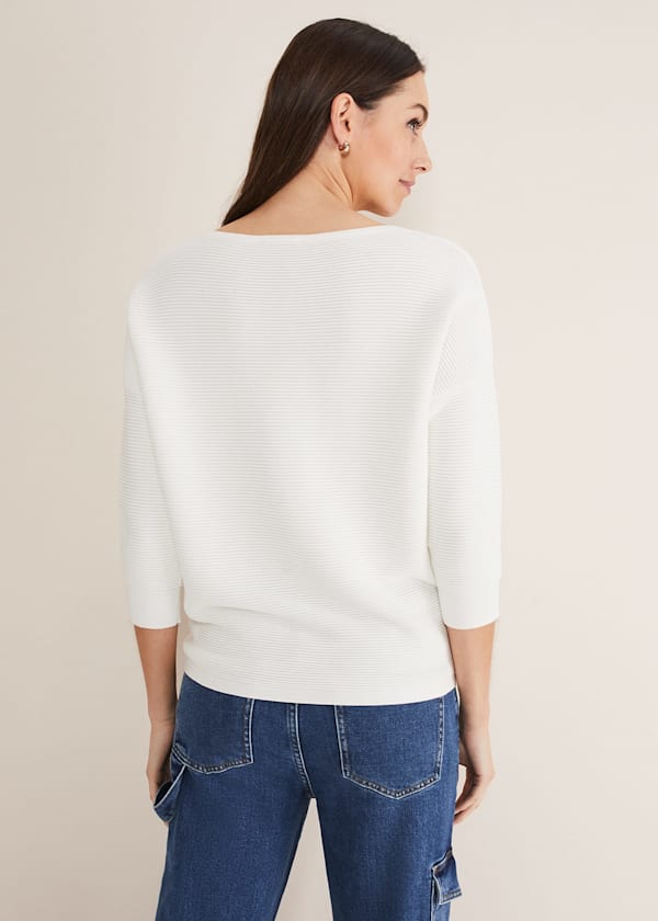 Nellie Ripple Knitted Jumper