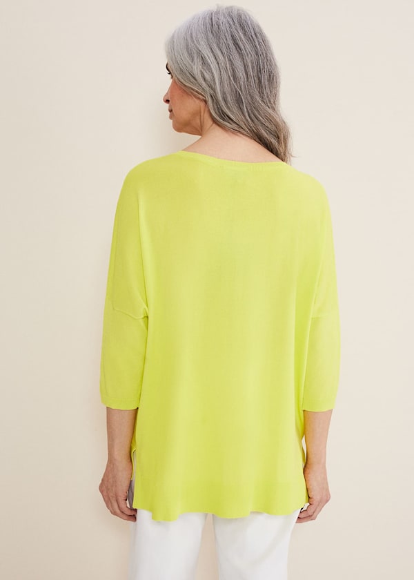 Adriana Stepped Hem Knit