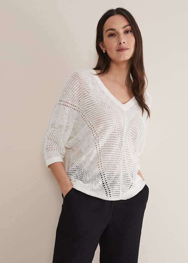 Vera Pointelle Stitch Jumper