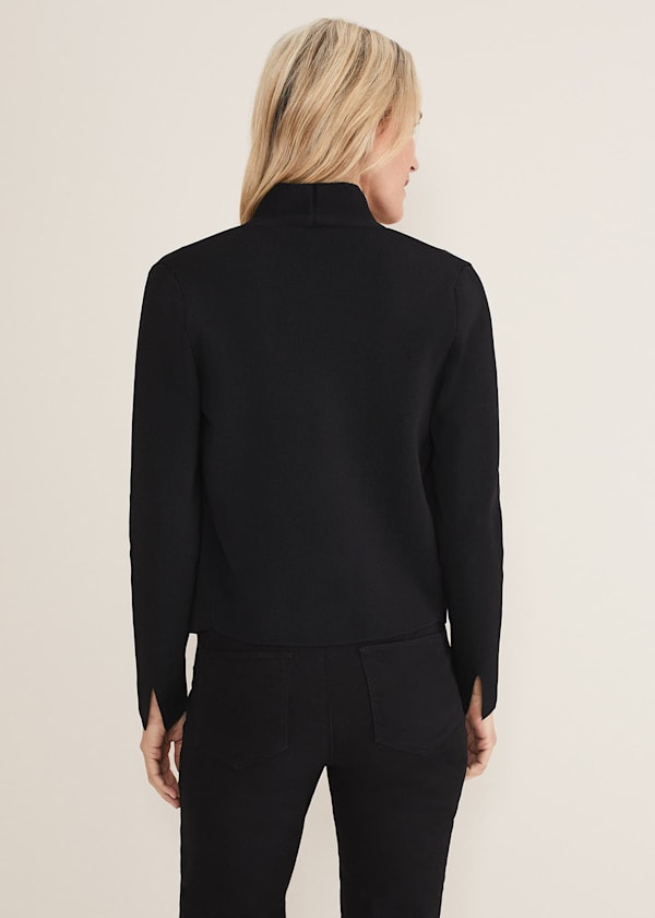 Delia Knitted Waterfall Jacket