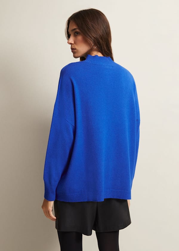 Nella Fine Knit Roll Neck Jumper