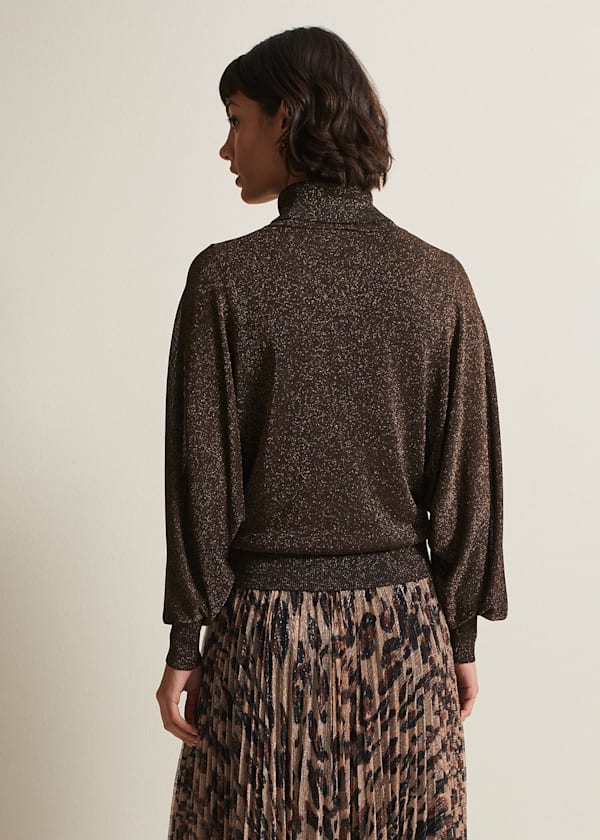 Annalise Lurex Batwing Jumper