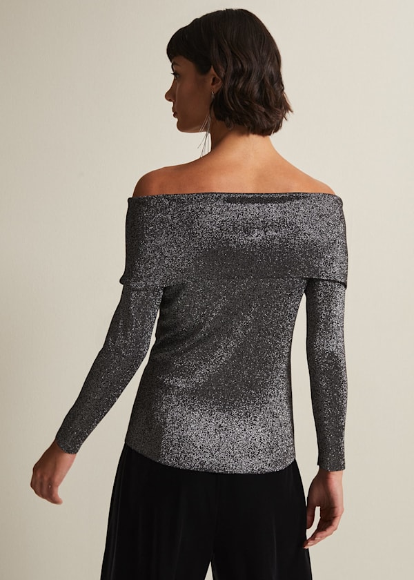 Iris Bardot Knitted Top