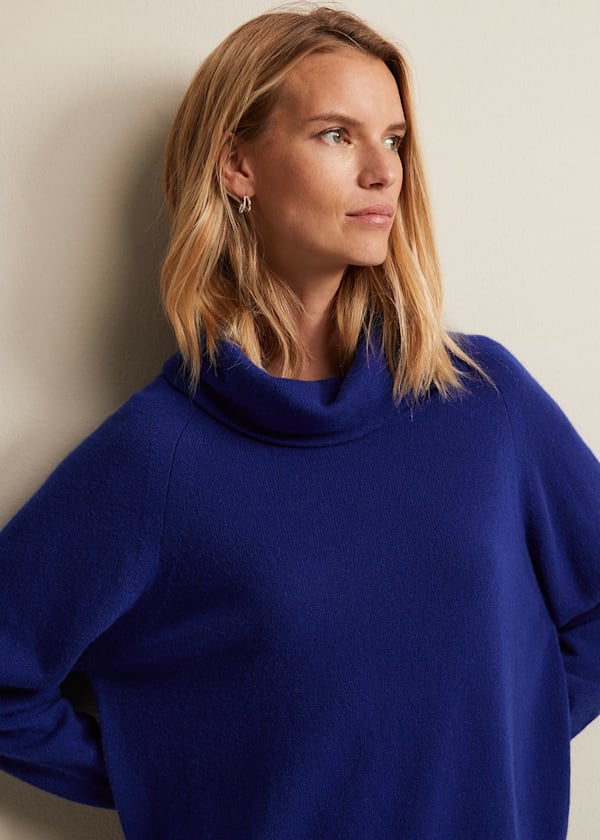 Cashmere Cowl Neck Jumper