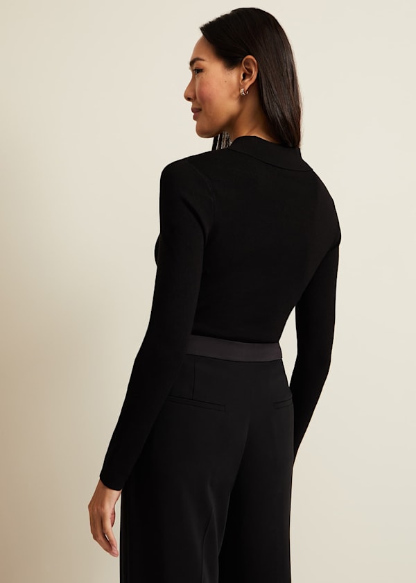 Becki Cut Out Collar Jumper