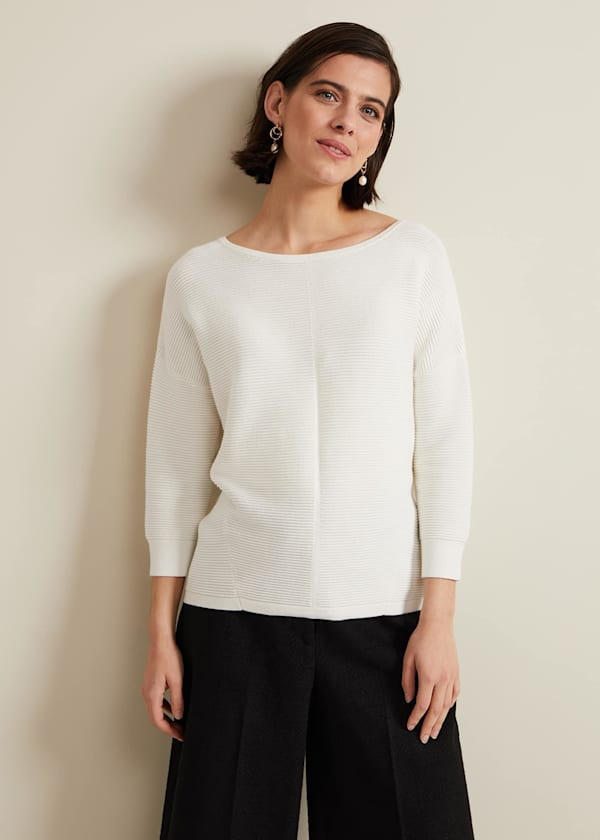 Nellie Ripple Stitch Jumper