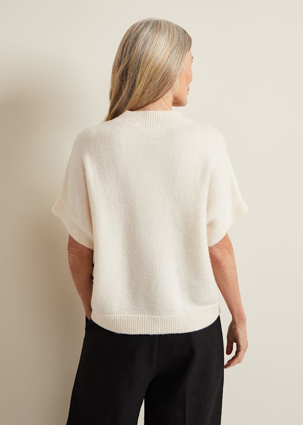 Arianna Applique Knit Tabard
