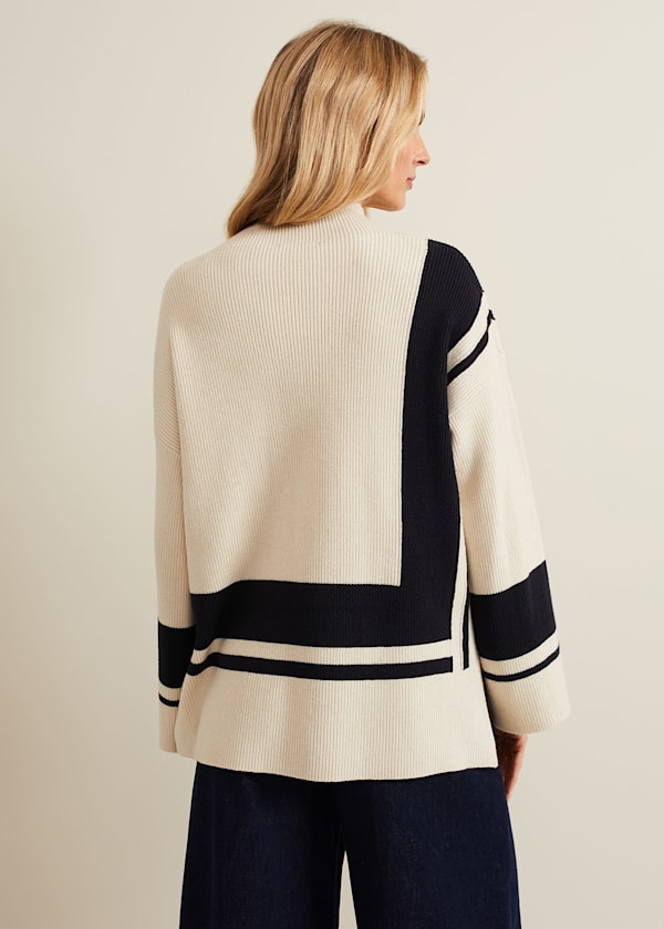 Kayleigh Chunky Boxy Striped Jumper