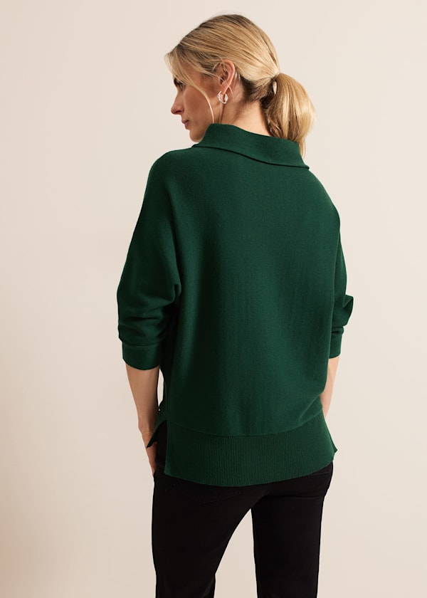 Salima Funnel Neck Knit Jumper