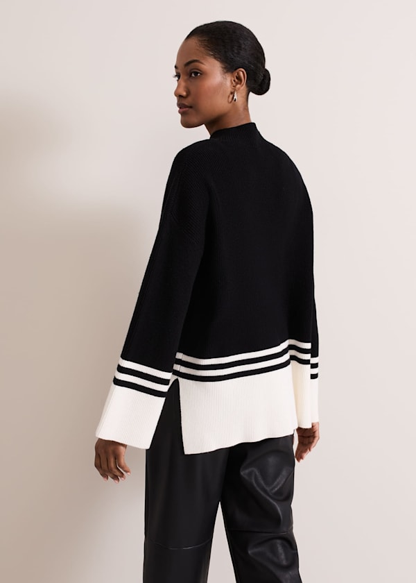 Kayleigh Chunky Boxy Striped Jumper