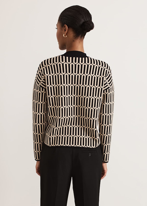 Tanya Lurex Geo Jumper