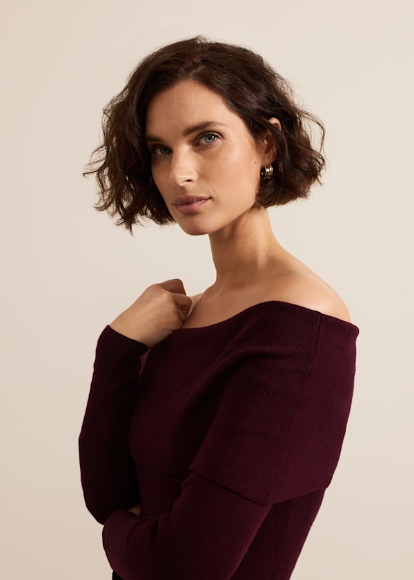 Nya Bardot Knit Top