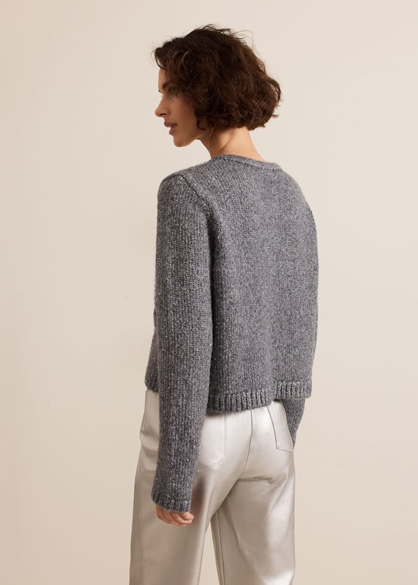 Eden Sequin Knitted Jacket