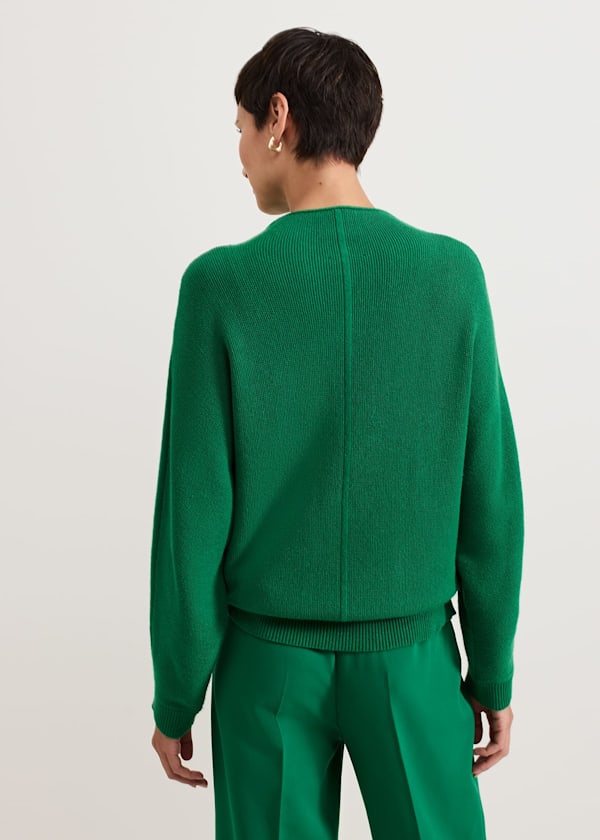 Jess Textured Funnel Neck Jumper