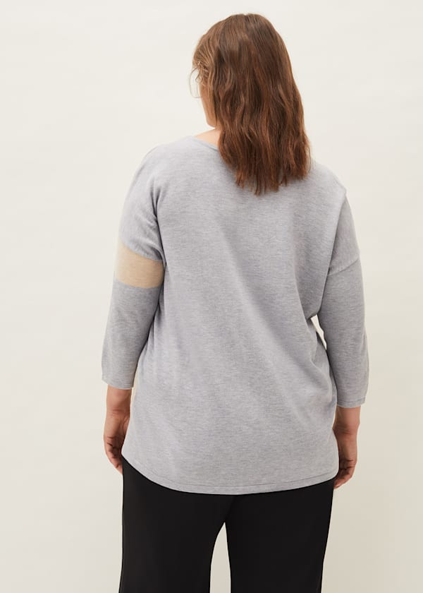 Francis Abstract Print Knit Jumper