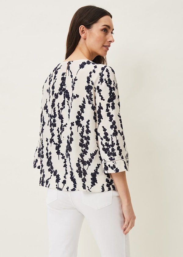 Jean Floral Blouse
