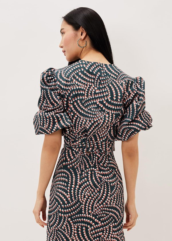 Kiri Co-Ord Geo Metric Blouse