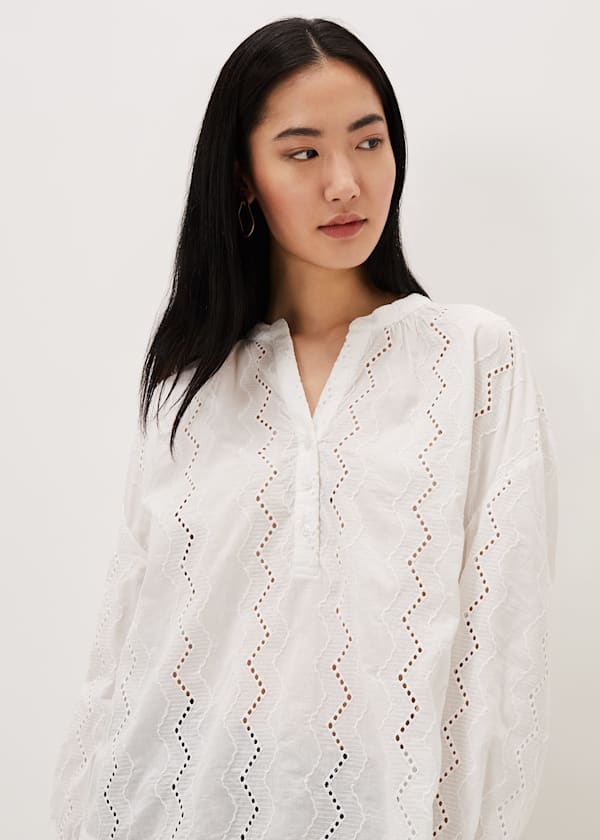 Sienna Broderie Blouse