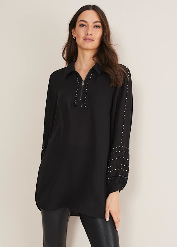 Tullulah Heatfix Sleeve Tunic Blouse