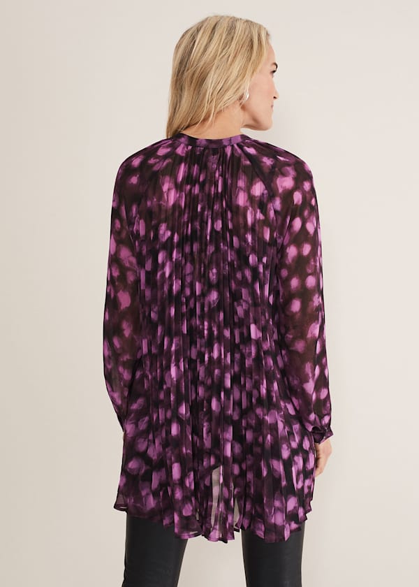 Rhian Chiffon Tunic Blouse